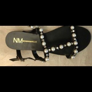 Neiman Marcus genuine leather sandals. NEW